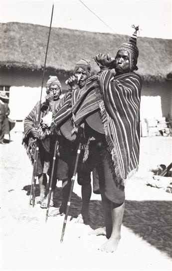 MARTÍN CHAMBI (1891-1973) Group of 5 photographs depicting the indigenous figures and landscapes of Peru.